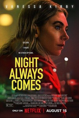 Theatrical poster for Night Always Comes