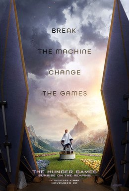 Theatrical poster for The Hunger Games: Sunrise on the Reaping